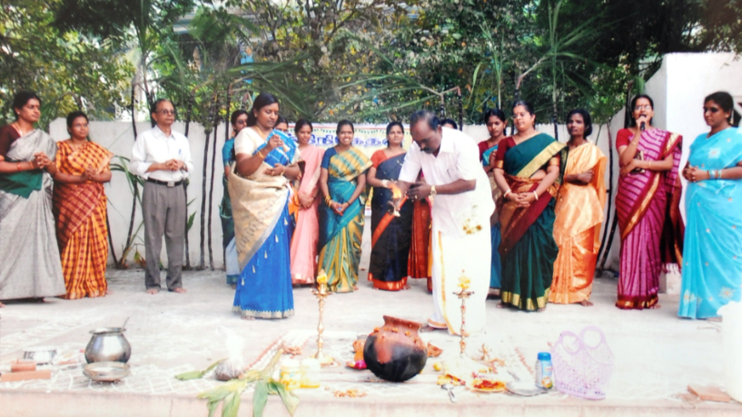 shanthinikethan pongal-celebration