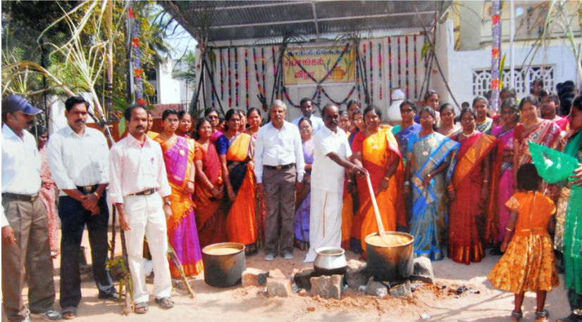 shanthinikethan pongal-celebration