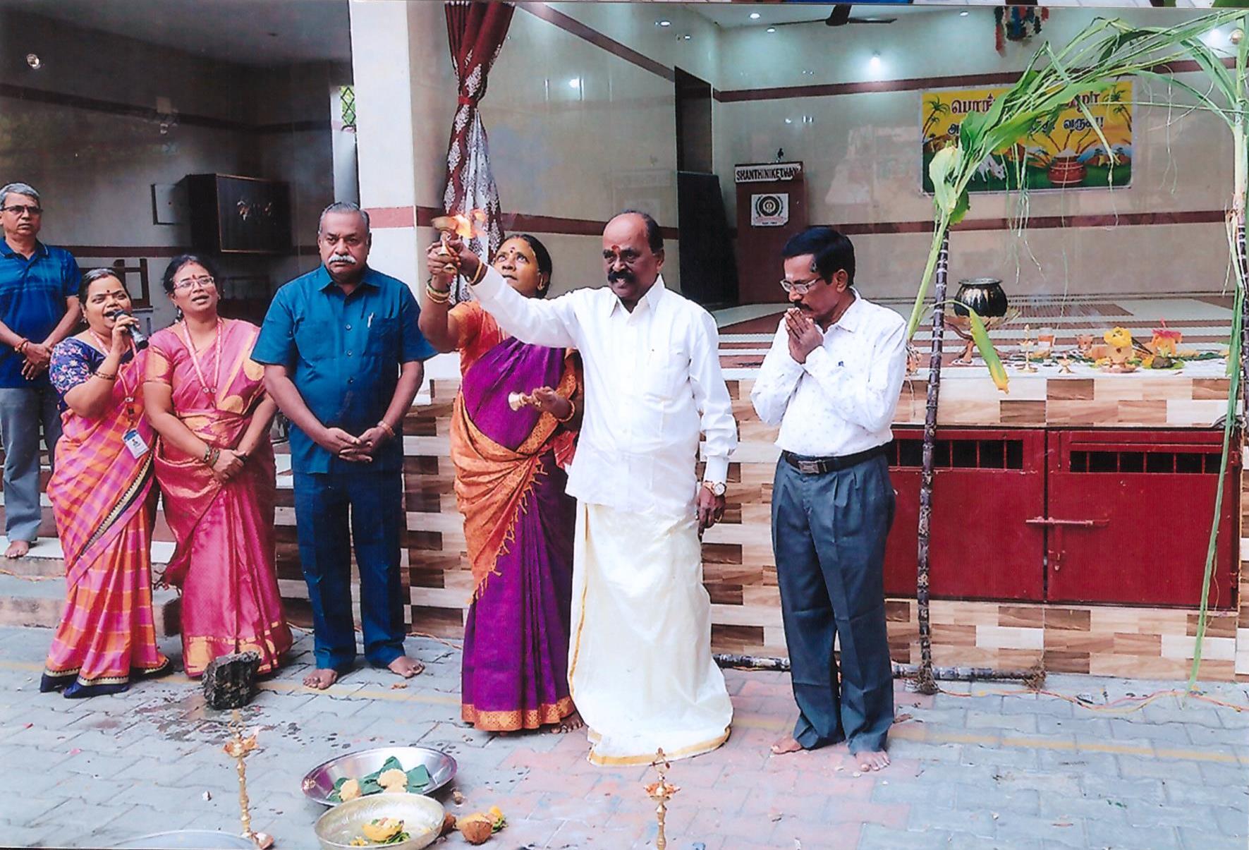 shanthinikethan pongal-celebration