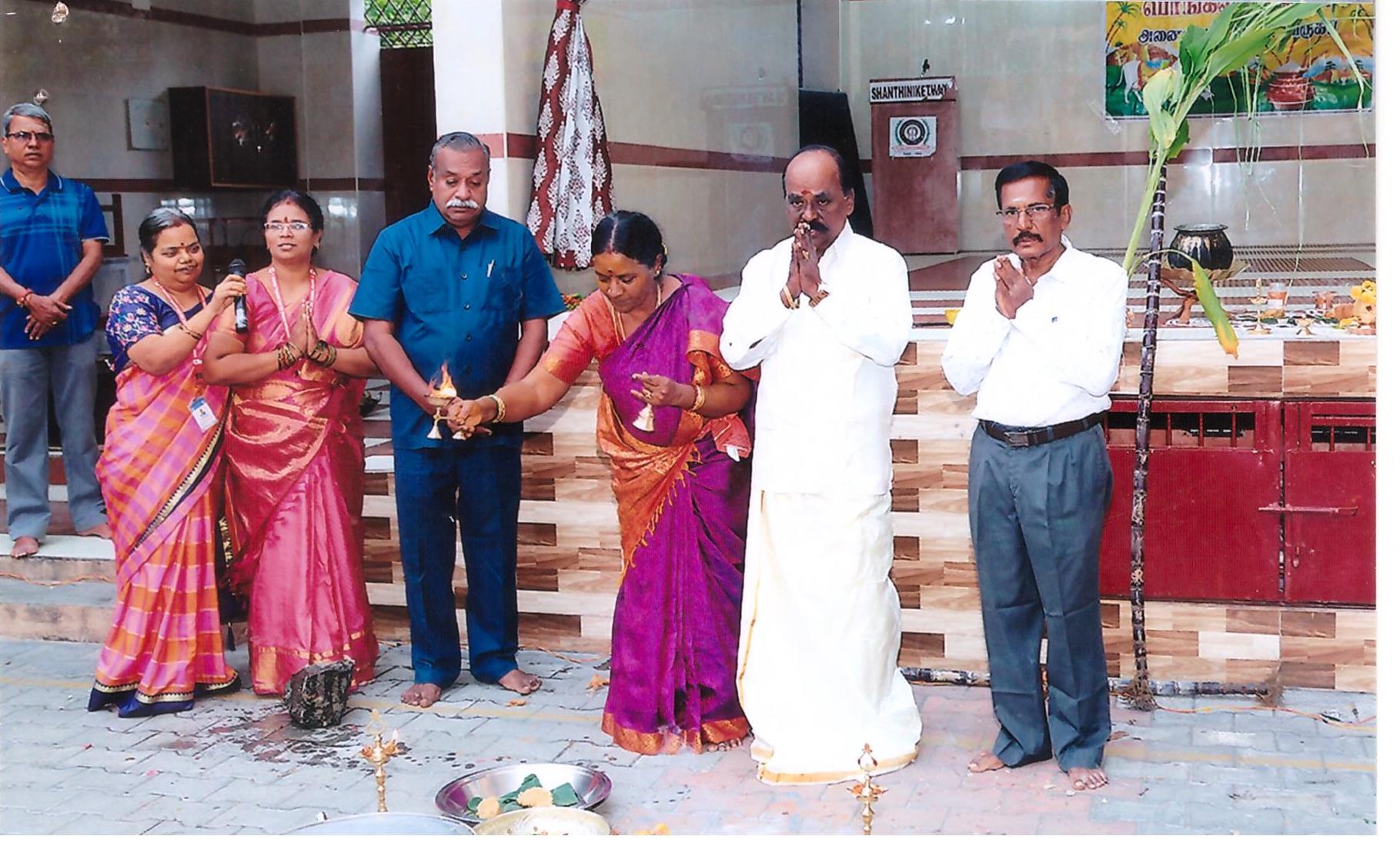 shanthinikethan pongal-celebration